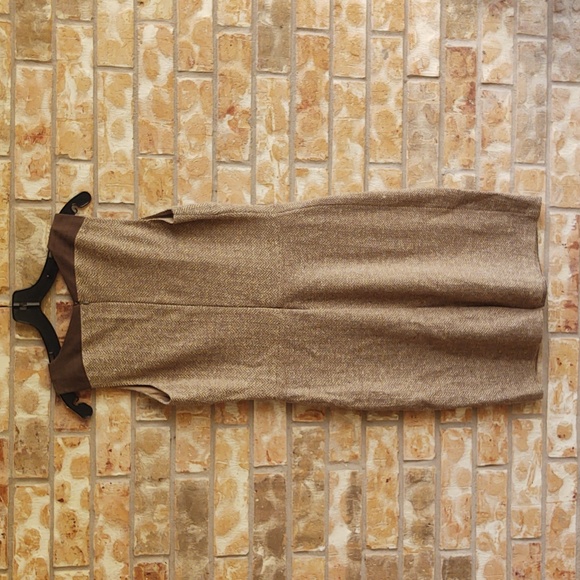 St. John Knit and Leather Dress and Jacket Pair - Picture 2 of 10